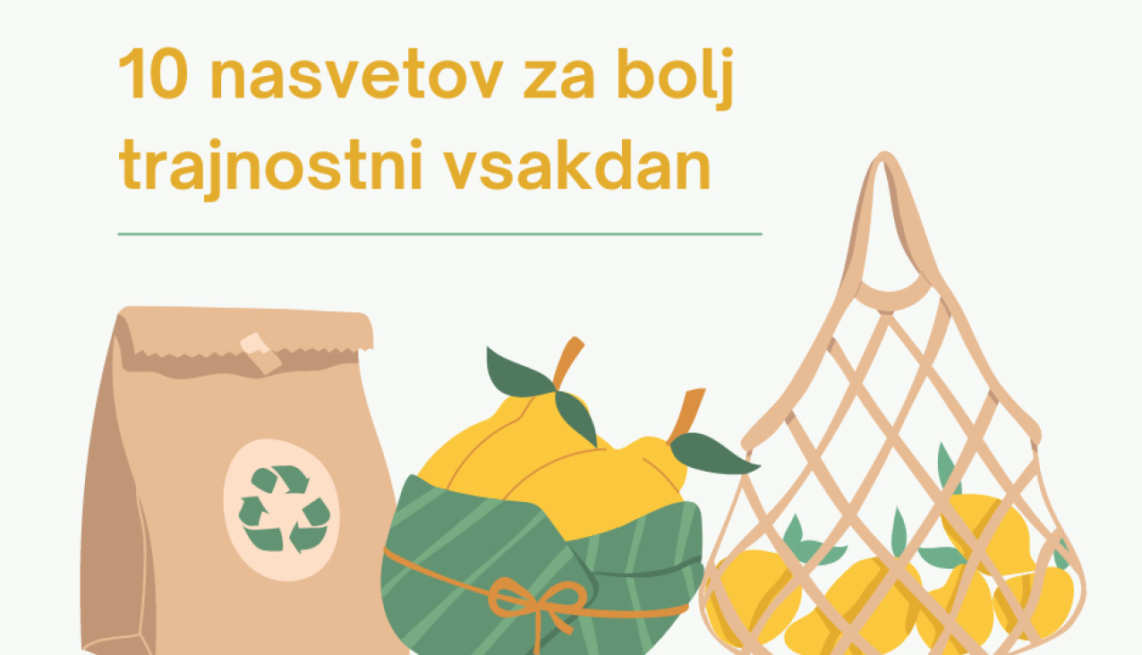 10 nasvetov za bolj trajnostni vsakdan