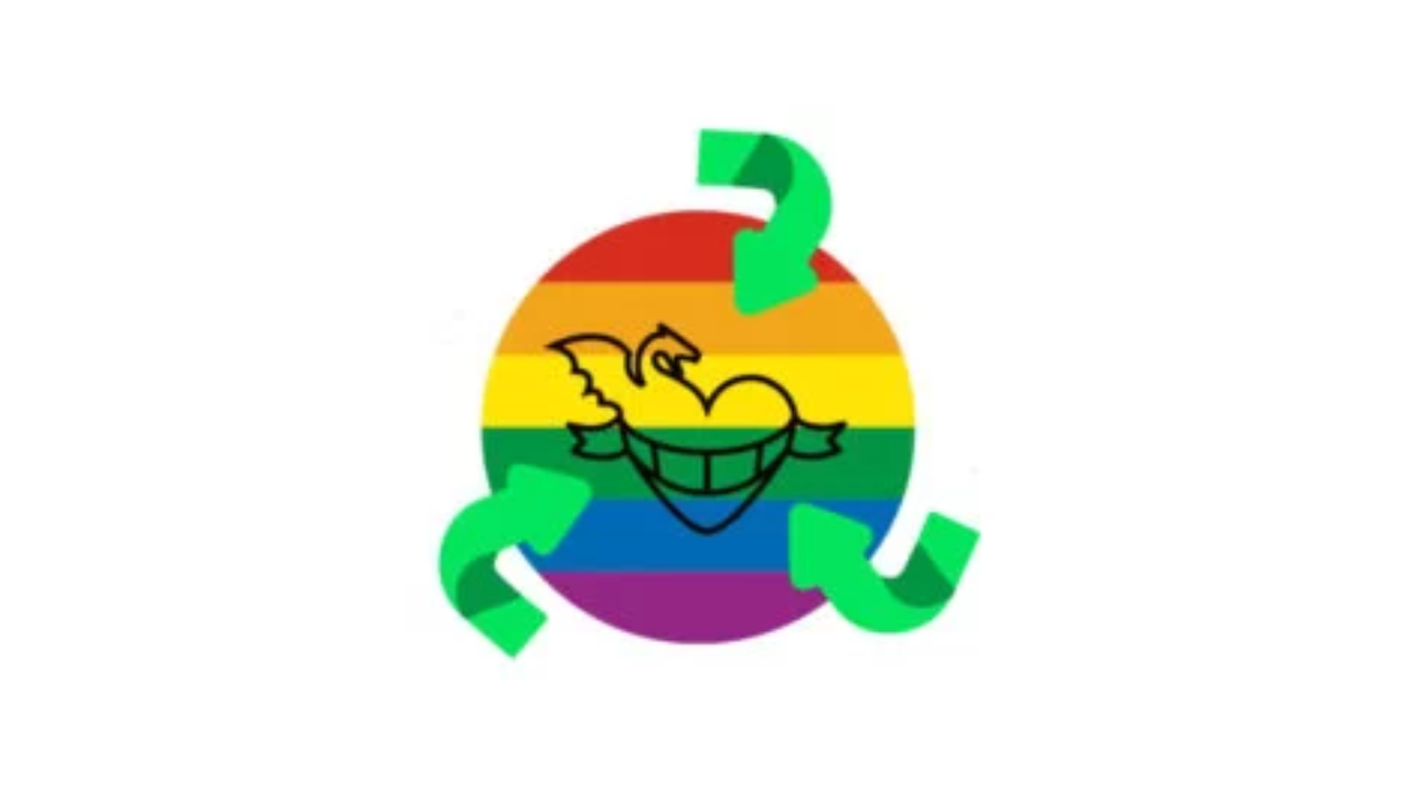 Sustainable pride logo