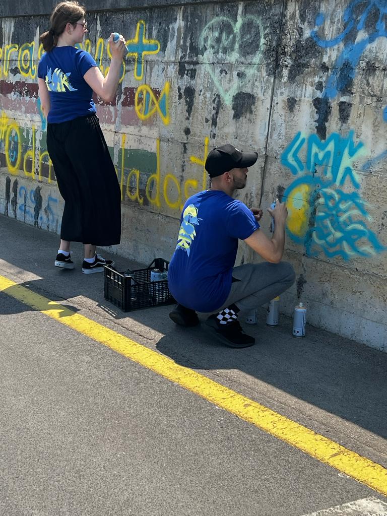 Grafitiranje na Street Art fest Koper