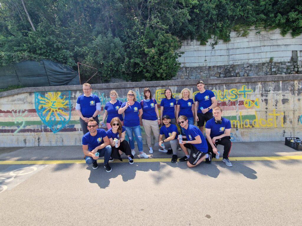 Terenski obisk v Centru mladih Koper v sklopu Odmeva mladosti in grafitiranje