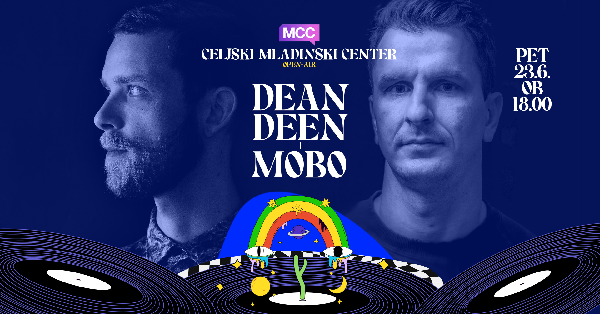 banner dogodka DJ Mobo in Dean Deen
