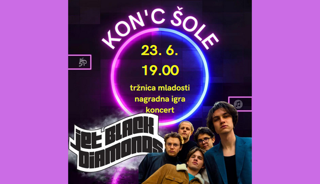 Vabilo na koncert za kon'c šole