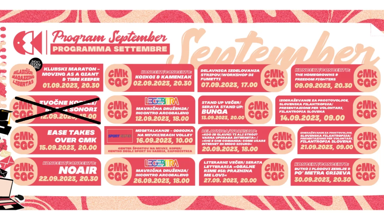 september Center mladih Koper