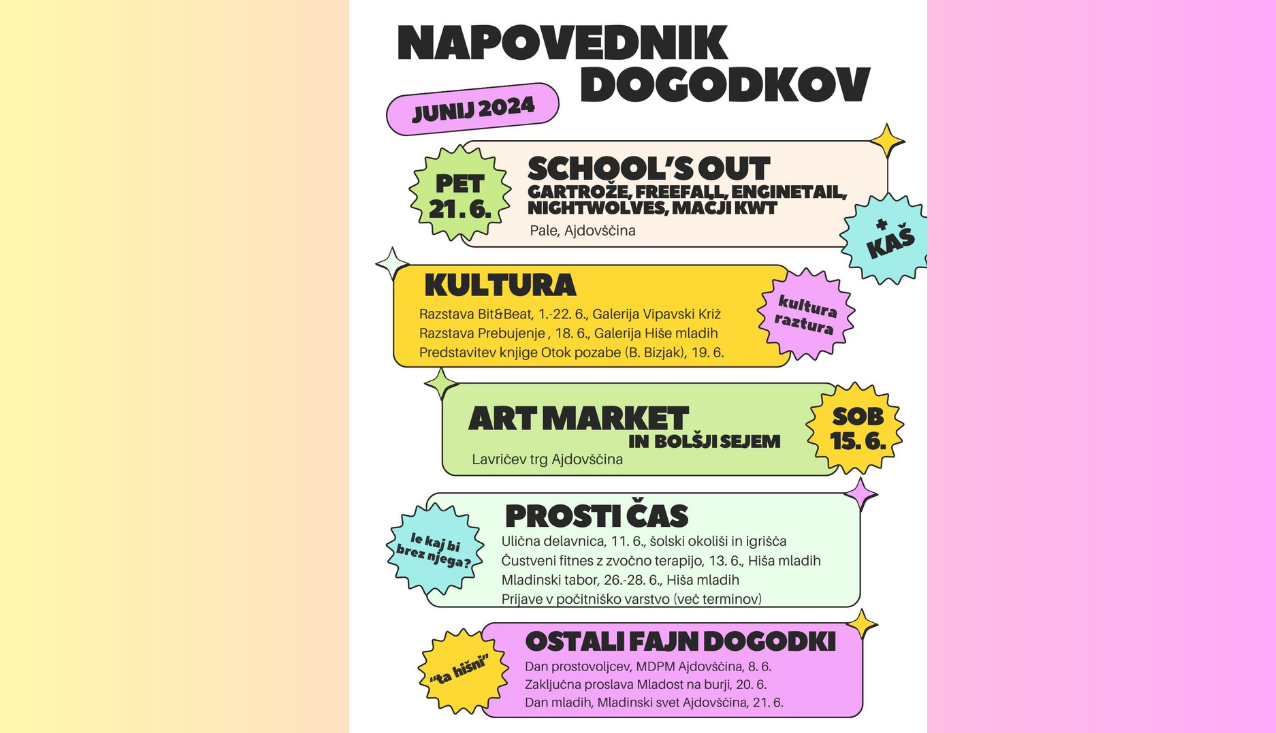 plakat napovednika