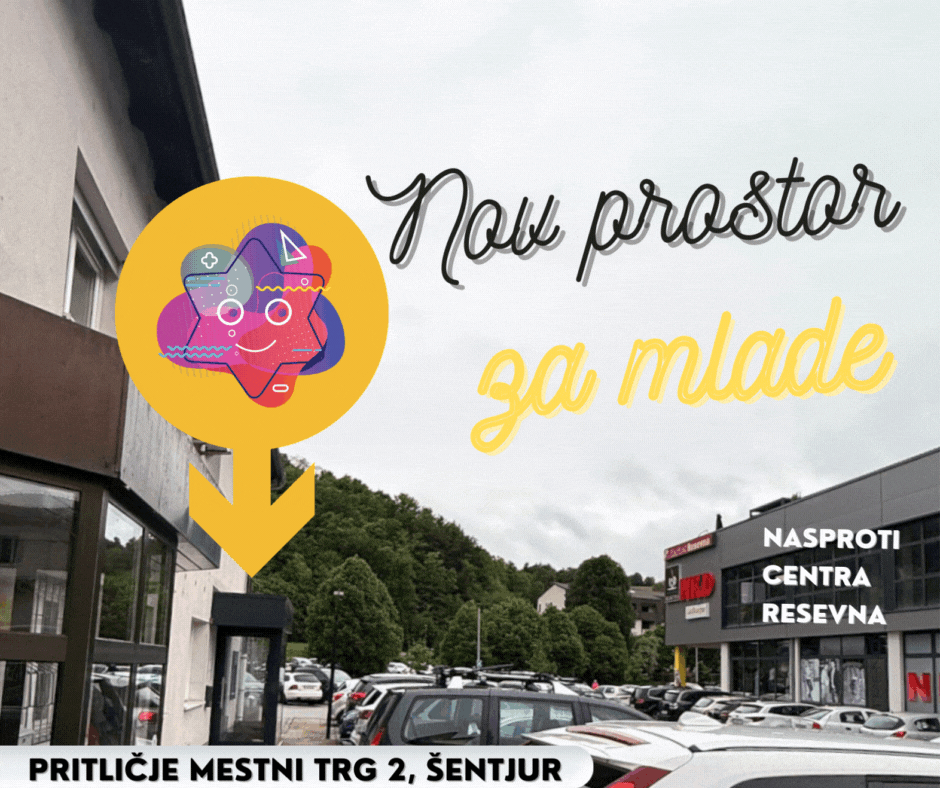 Mladi Šentjur, odprtje novega prostora za mlade