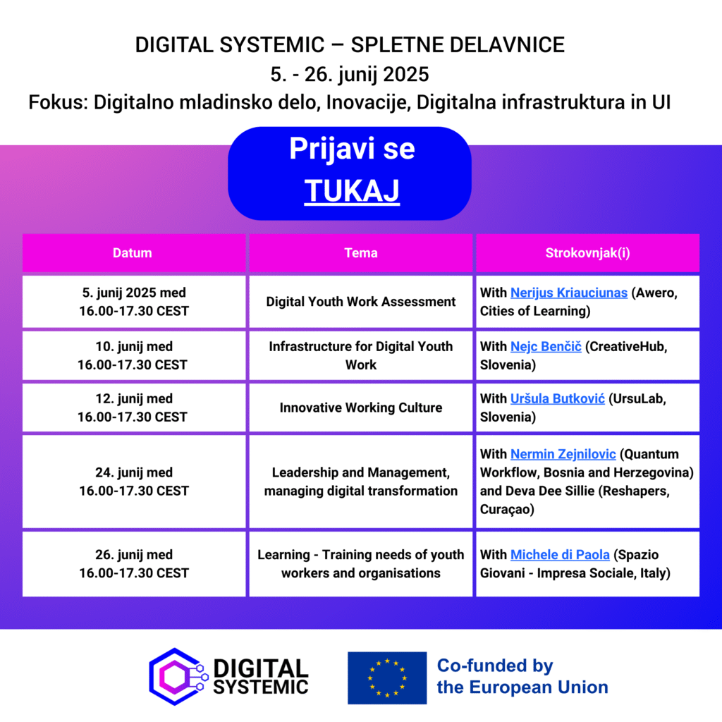 Digital Systemic delavnice