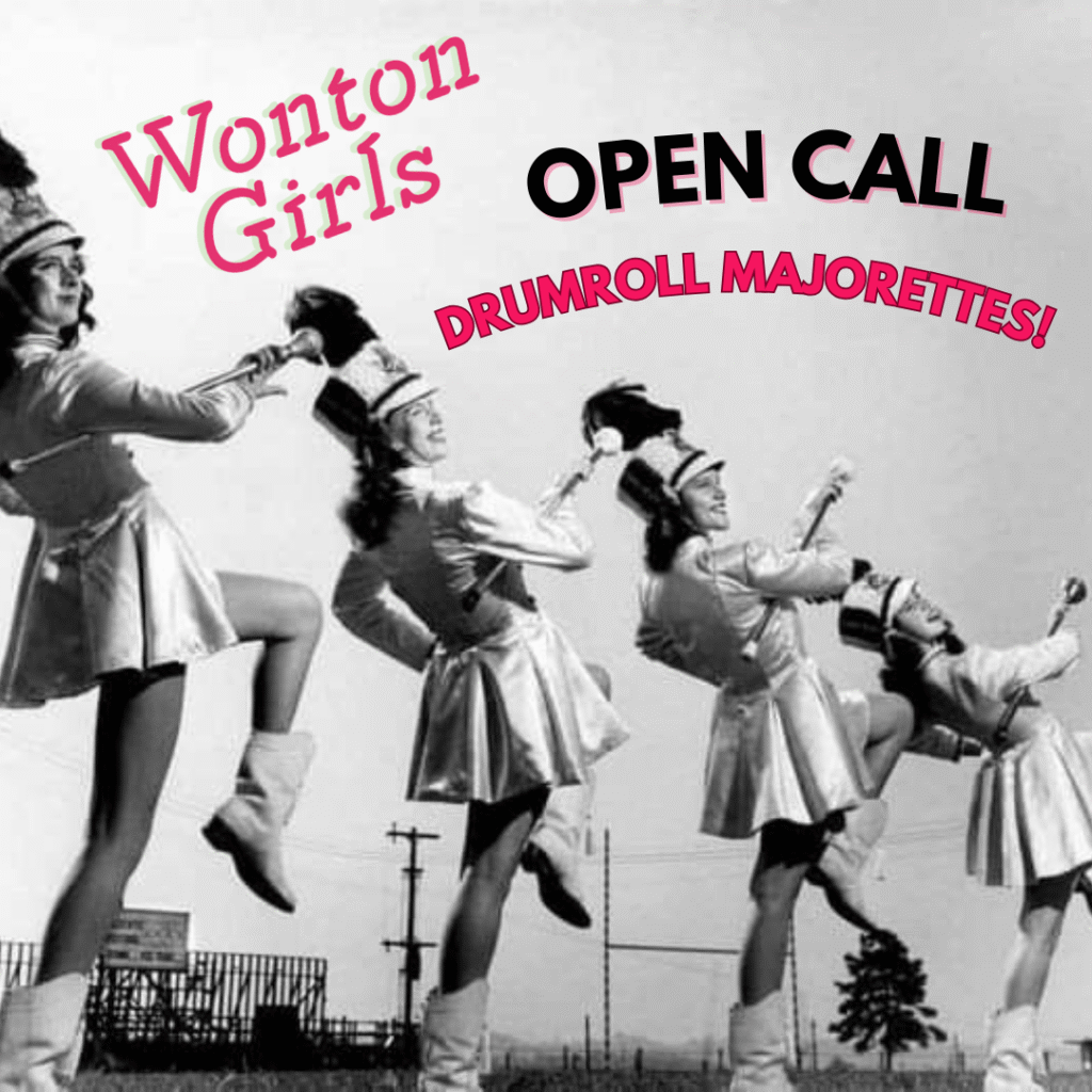 Poster s klicem k sodelovanju v Wonton Girls