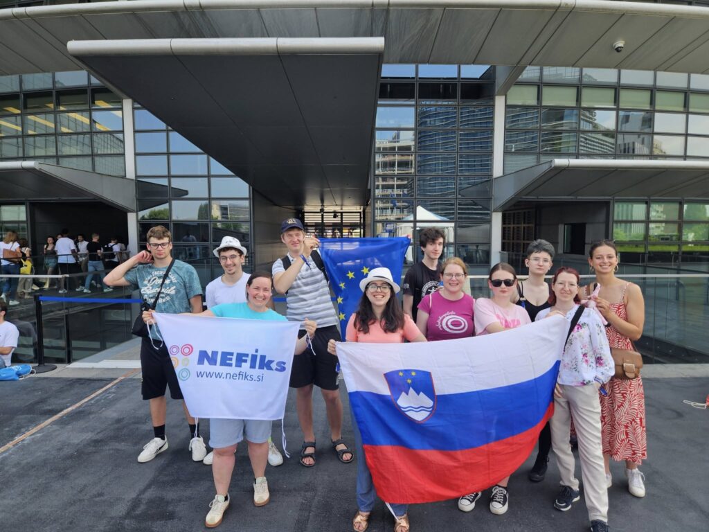 Nefiksova odprava na junijskem EYE 2025 v Strasbourgu. Foto: Zavod Nefiks