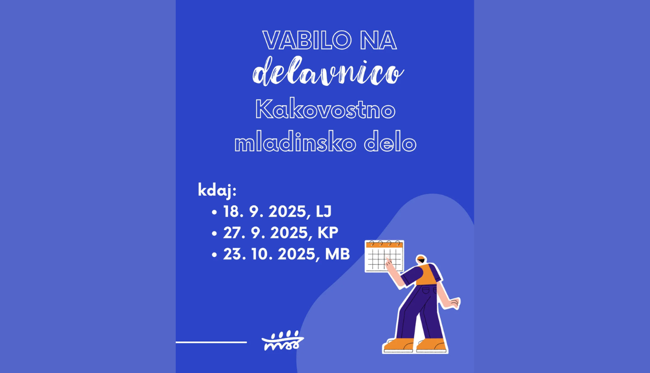 plakat delavnic
