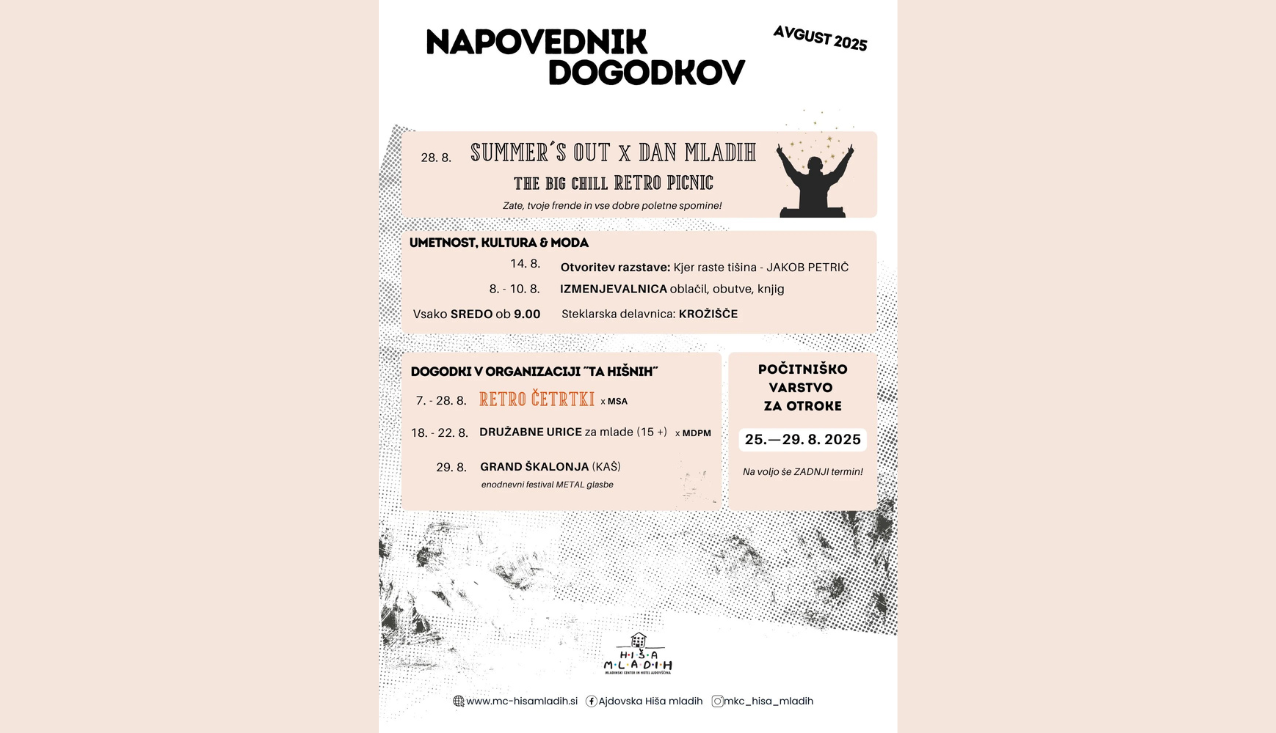 plakat dogodkov
