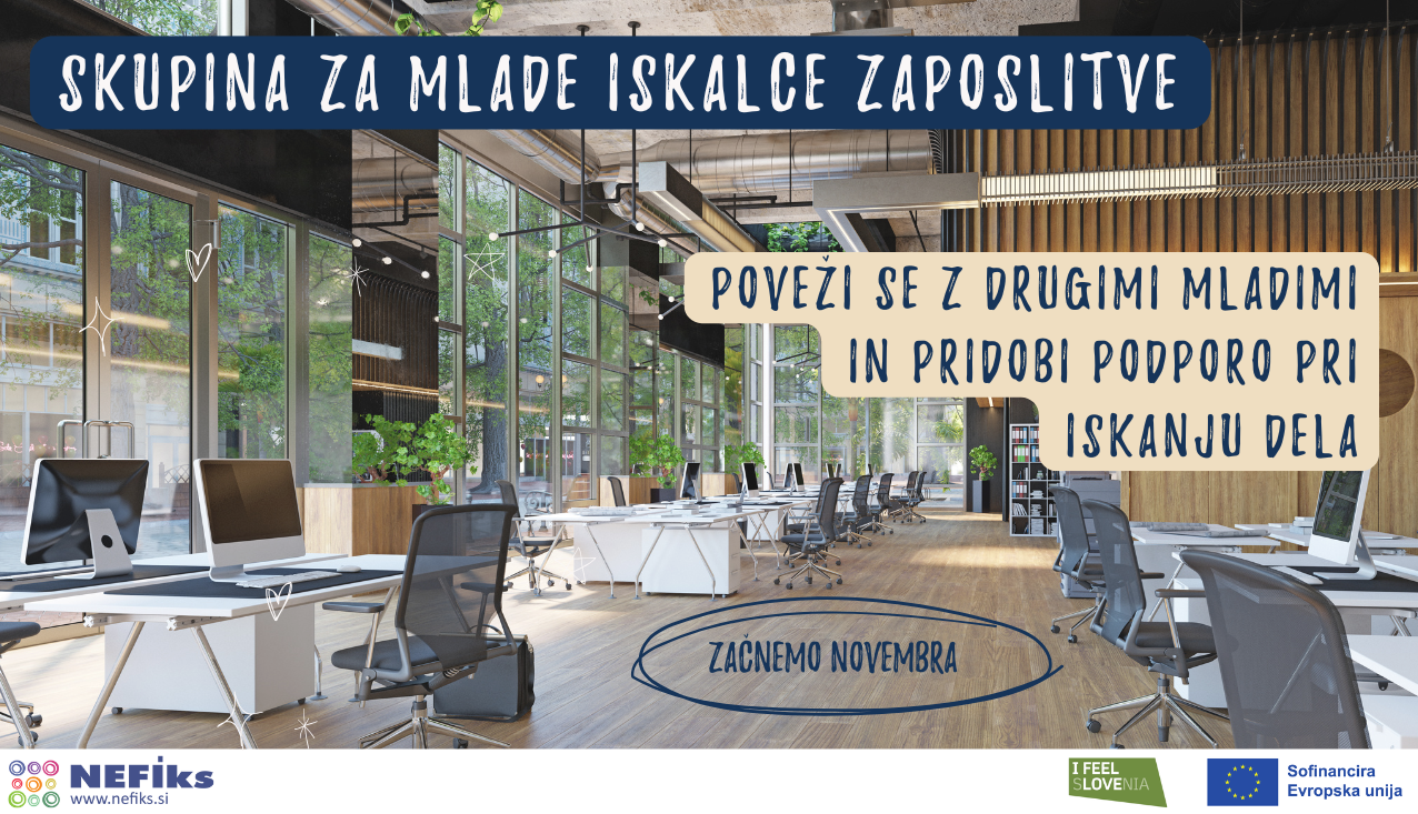 Slika pisarne z naslovom aktivnosti