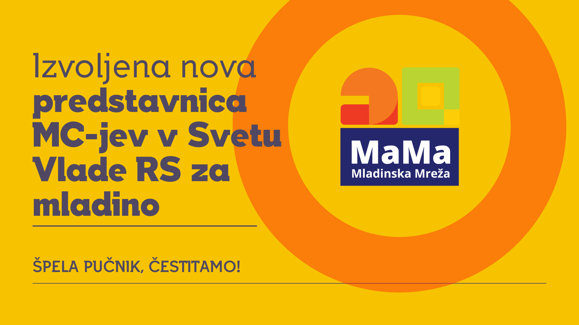 Nova predstavnica mladinskih centrov v SVM