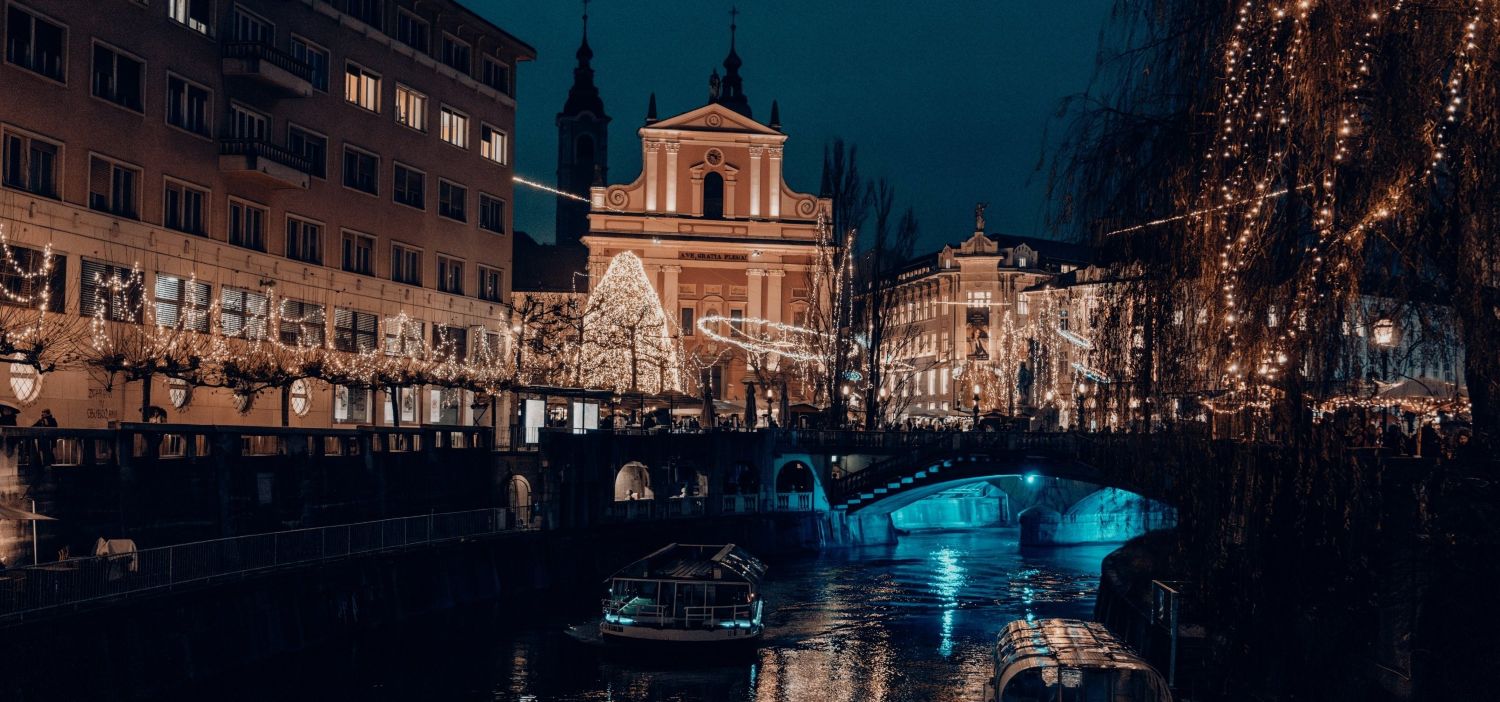Praznična Ljubljana. Vir: Unsplash
