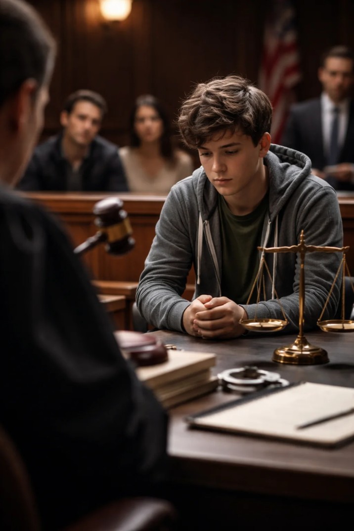 Se bo po novem zmanjšala starostna meja za kazensko odgovornost. Slika narejena s ChatGPTjem.