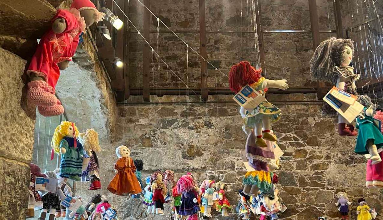 razstava punčk iz blaga