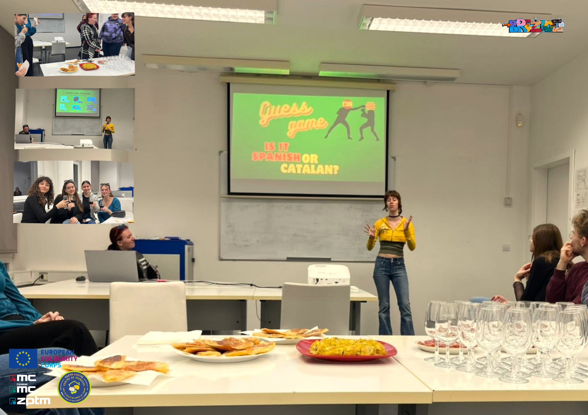 kolaž fotografij z dogodka