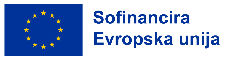 Sofinancira Evropska unija logo.