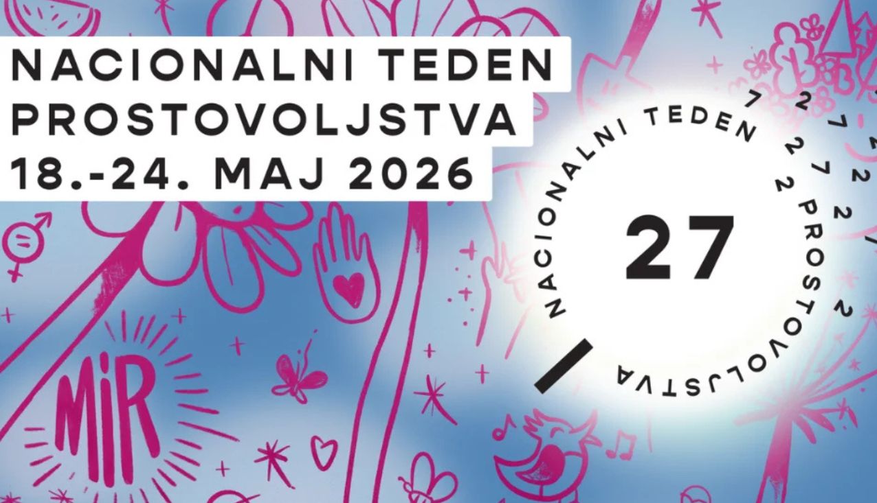 Nacionalni teden prostovoljstva v maju 2026