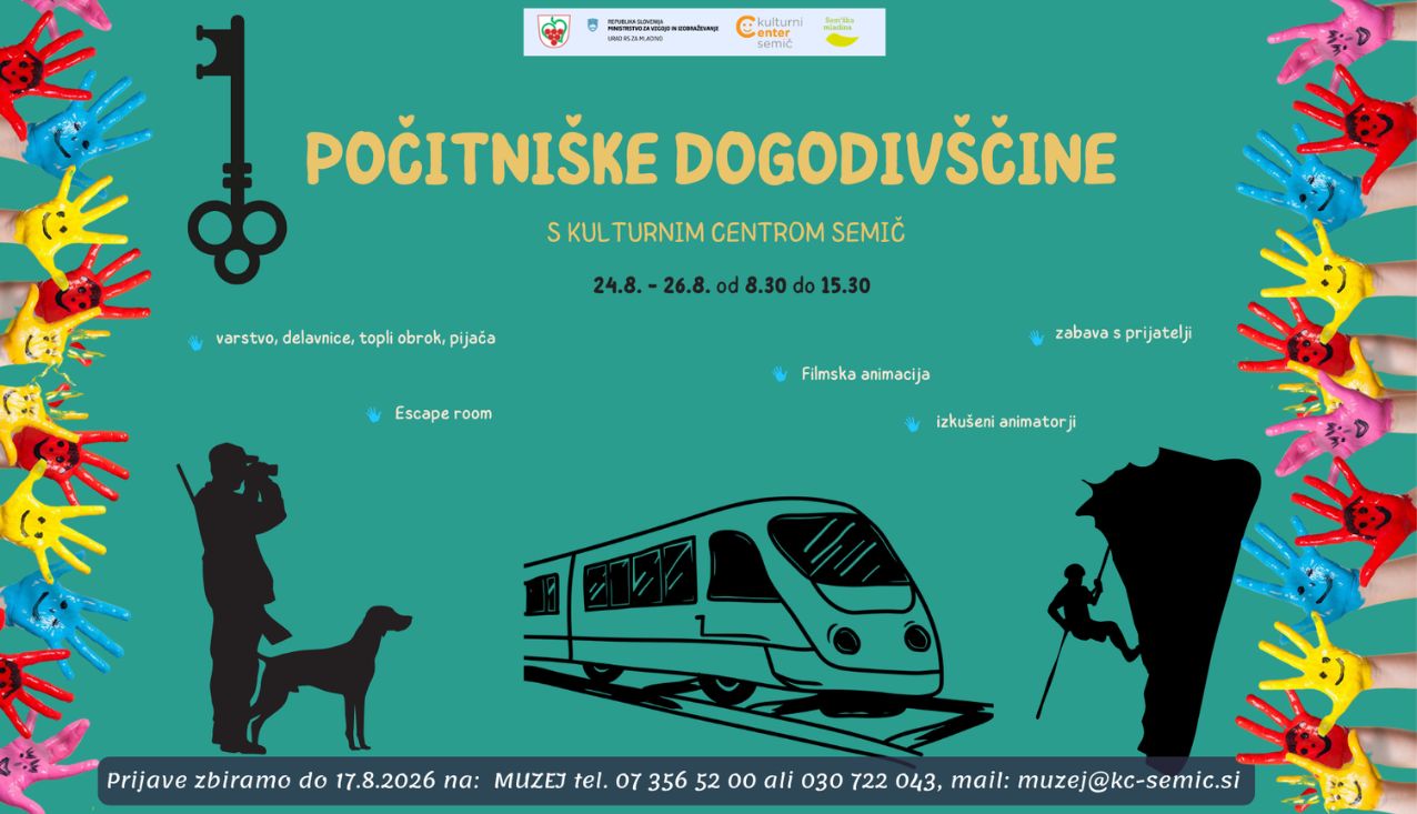 počitniške dogodivščine mladi organizatorji