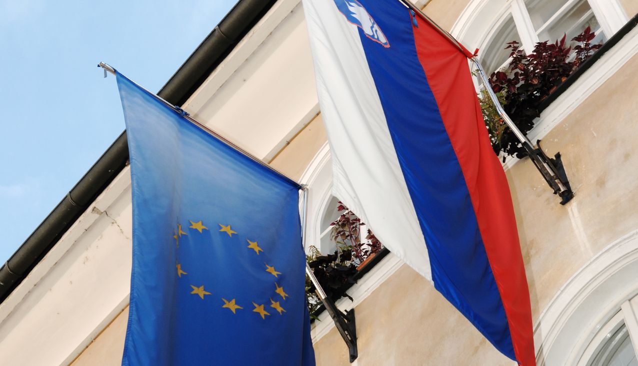 šola kohezije, zastave