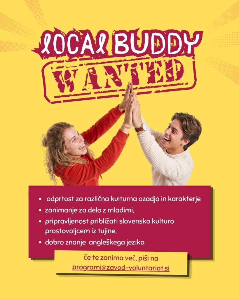 Voluntariatov 'local buddy' v Ljubljani