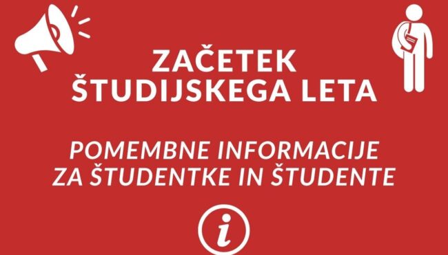 začetek študijskega leta